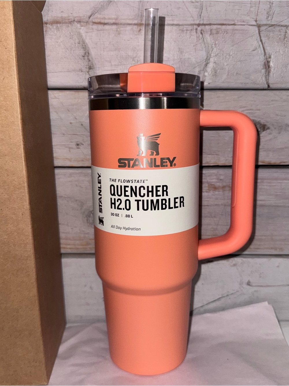 Stanley 30oz Quencher Tumbler - Fusion Coral - NWT, 2023 Target release